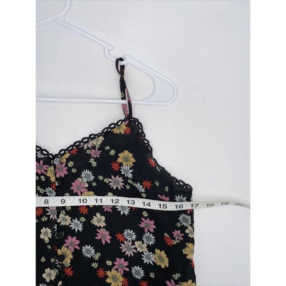 BB Dakota Womens Bloom Town Printed Scalloped Trim Sleeveless Tank Top Small - Picture 8 of 9
